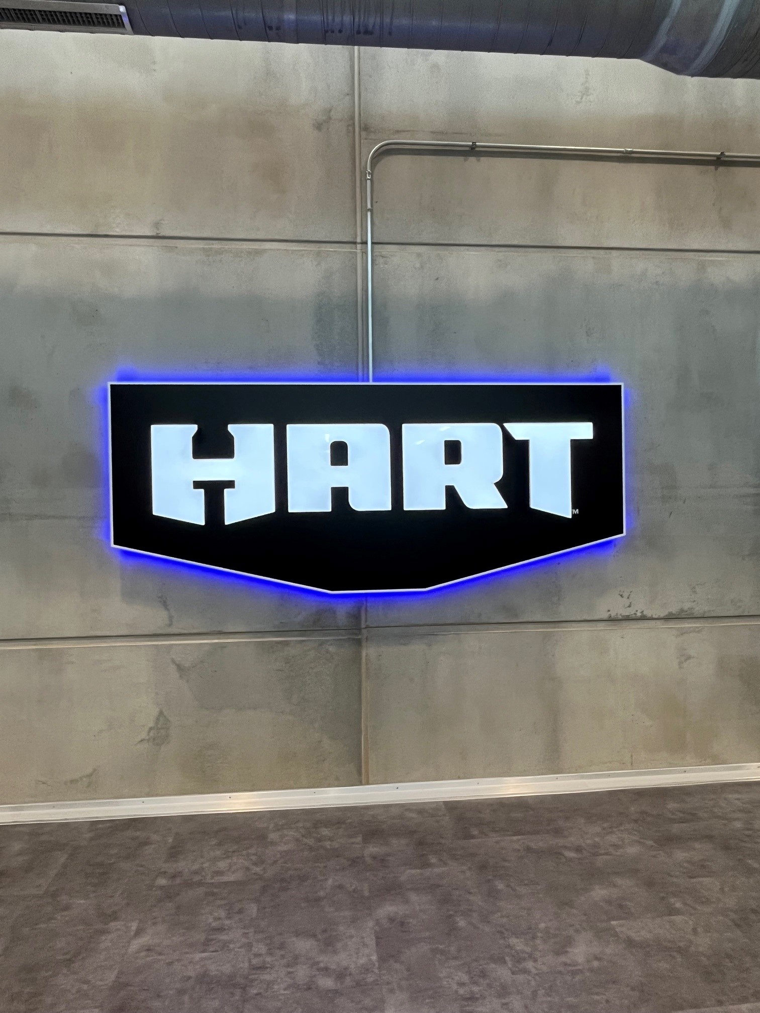 Hart Halo-Lit Sign made by Signage Industries