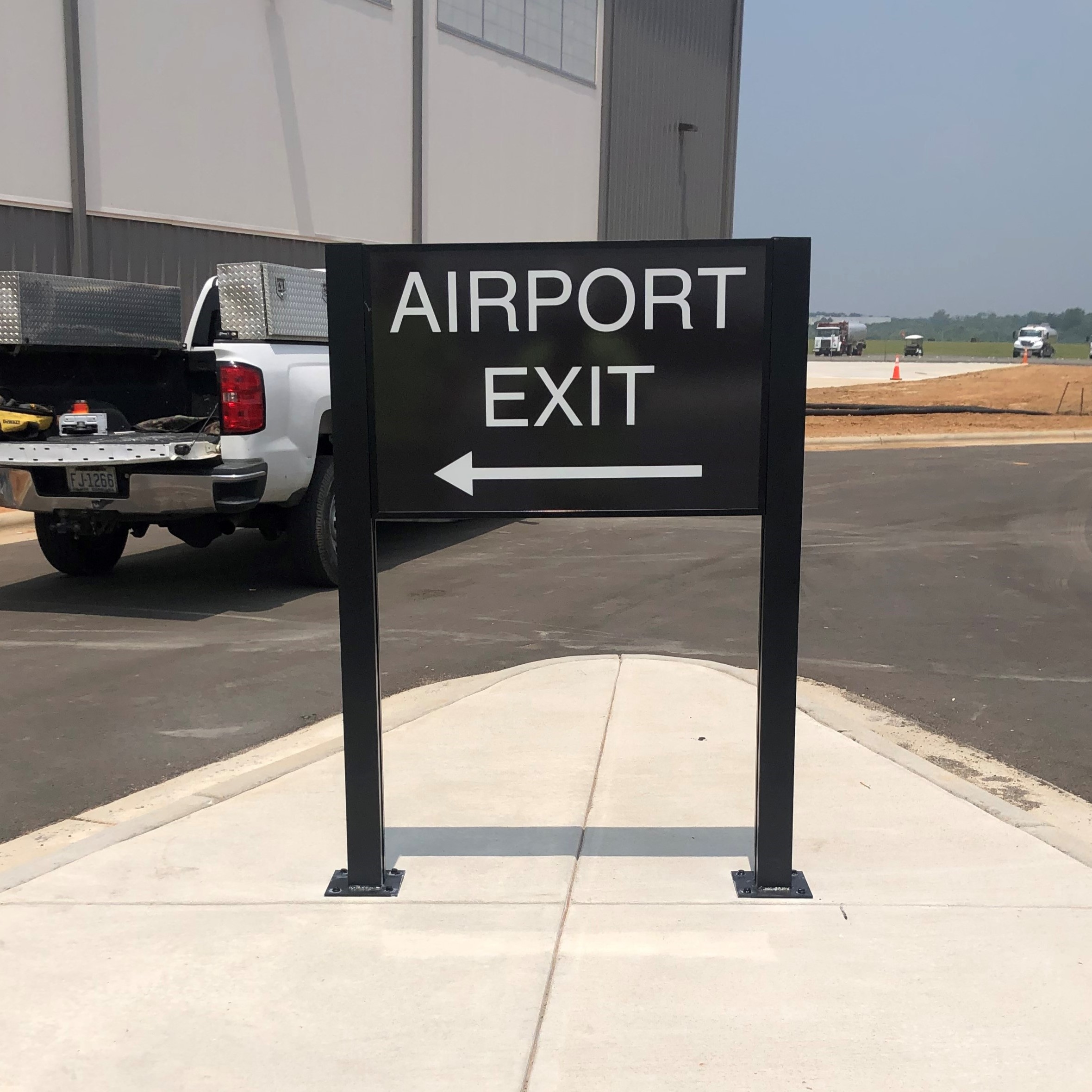 Directional Sign made by Signage Industries