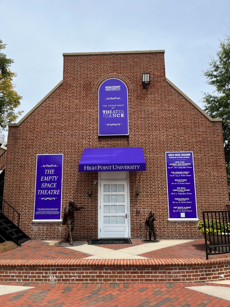 High Point University signs made by Signage Industries