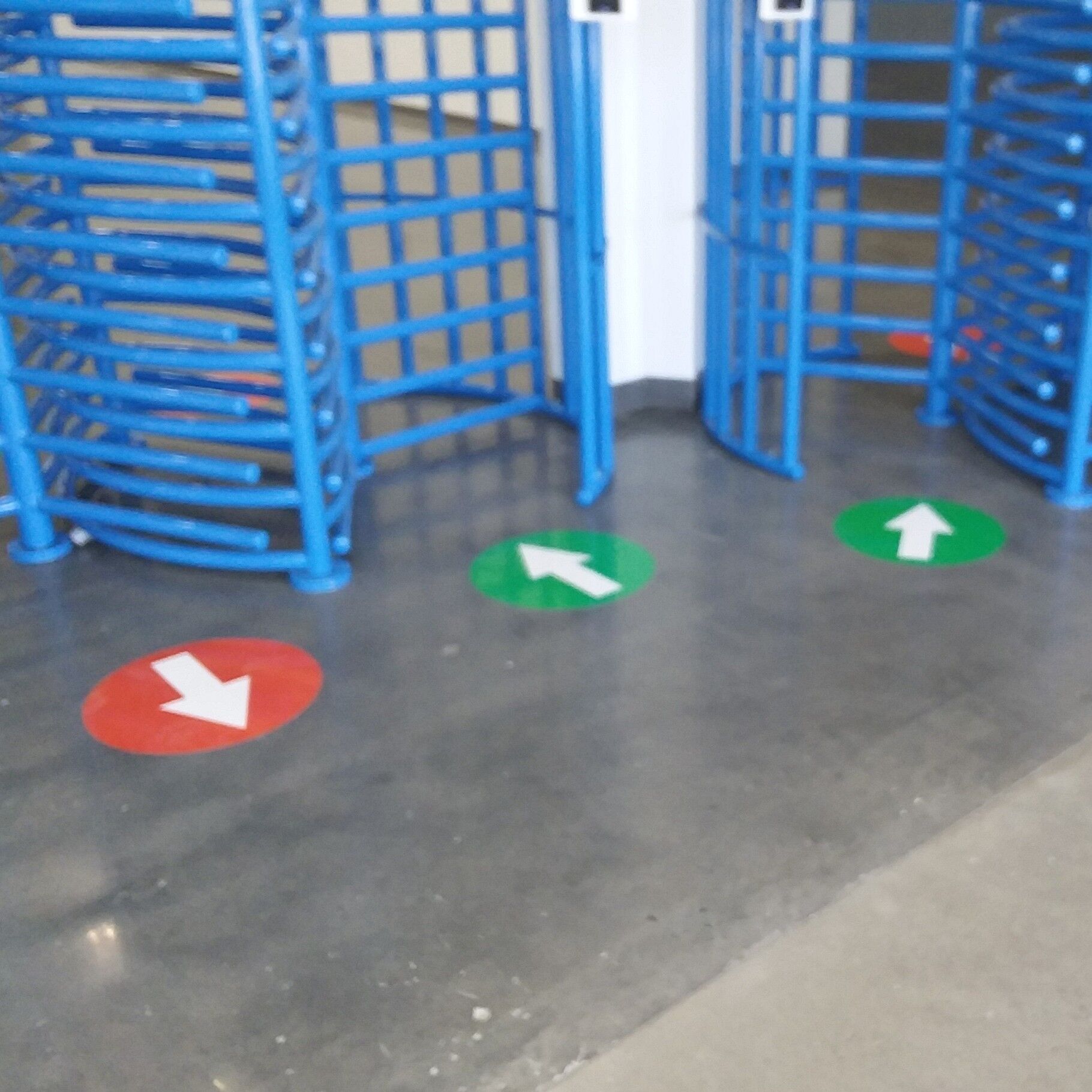 Floor graphics by Signage Industries.