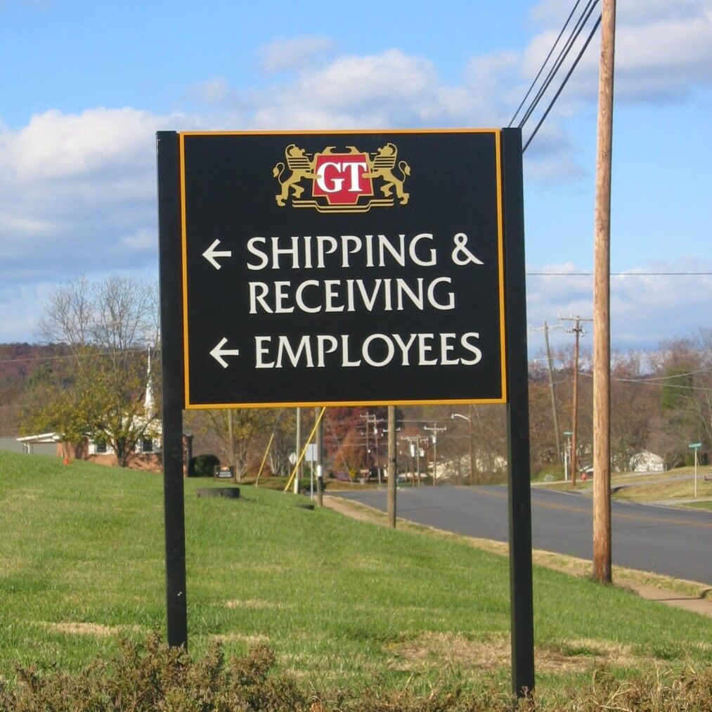 Wayfinding sign made by Signage Industries